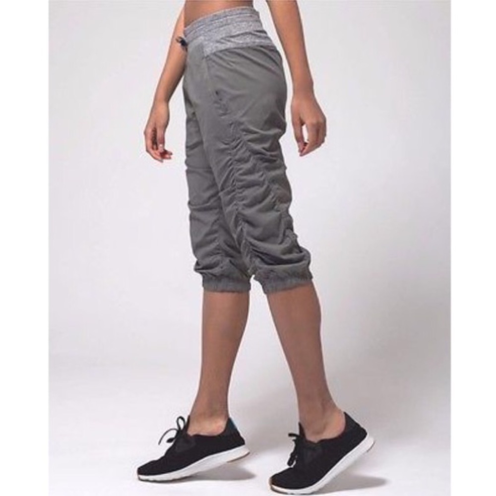 Ivivva by Lululemon grey crop studio pants
